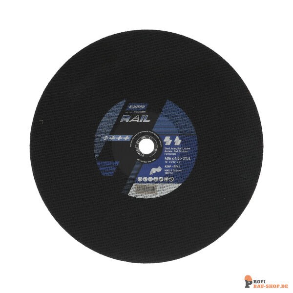 nortonschleifmittel/NORTON_schleifmittel_66252919130 Flat cutting off wheel Rail Saw Norton RAIL CUT METAL 4x4x25.4_144866